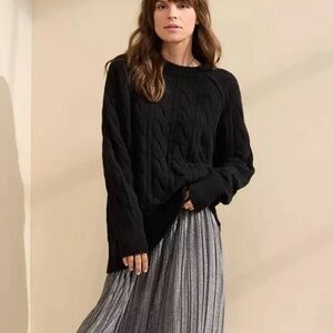 Aerie Women's Dark Crewneck Sweater